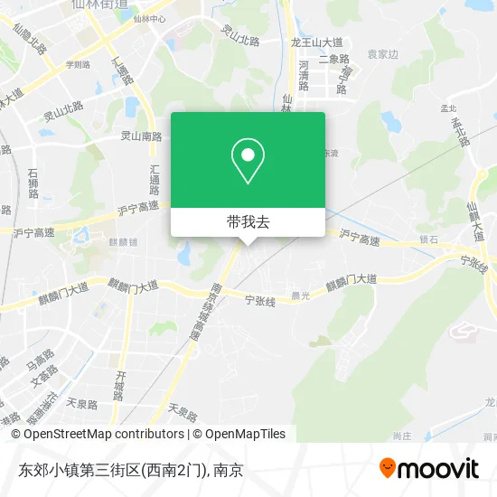 东郊小镇第三街区(西南2门)地图