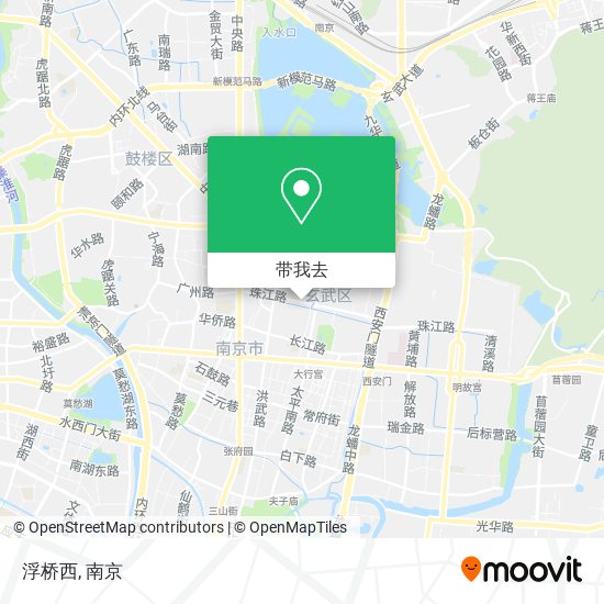 浮桥西地图