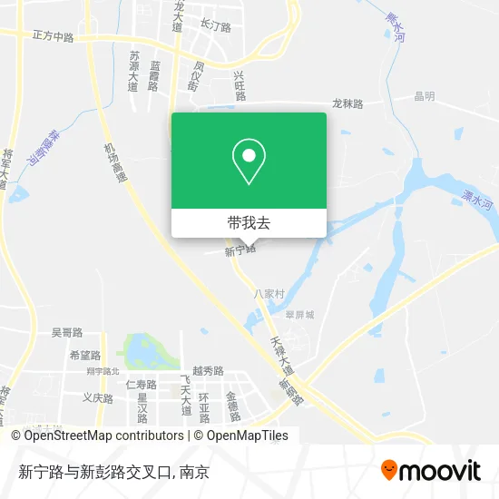 新宁路与新彭路交叉口地图