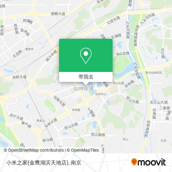 小米之家(金鹰湖滨天地店)地图