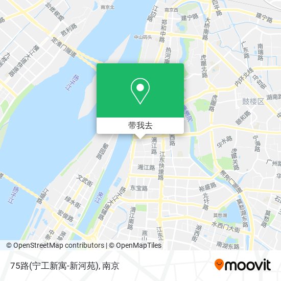 75路(宁工新寓-新河苑)地图