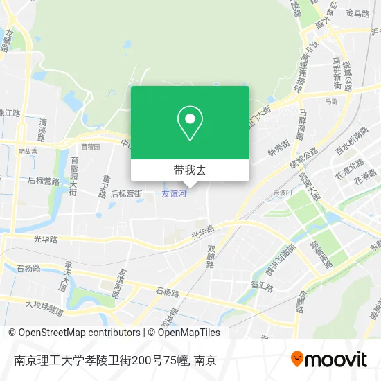 南京理工大学孝陵卫街200号75幢地图