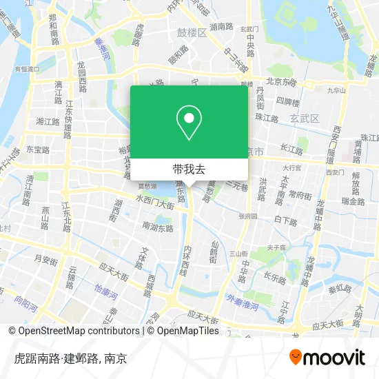 虎踞南路·建邺路地图