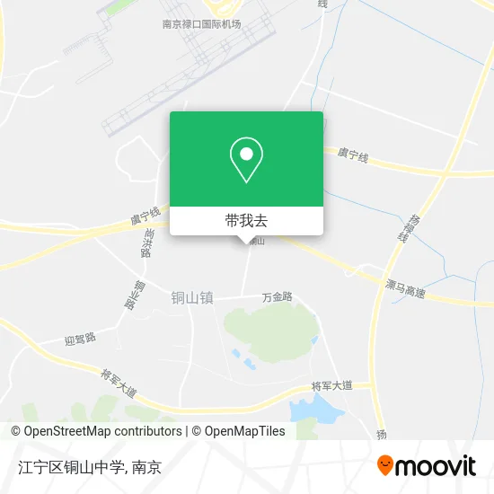 江宁区铜山中学地图