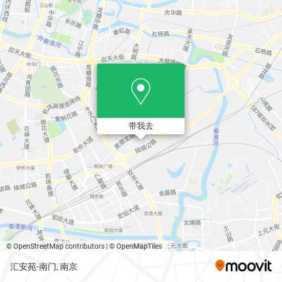 汇安苑-南门地图