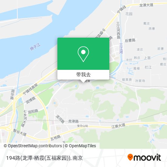 194路(龙潭-栖霞(五福家园))地图