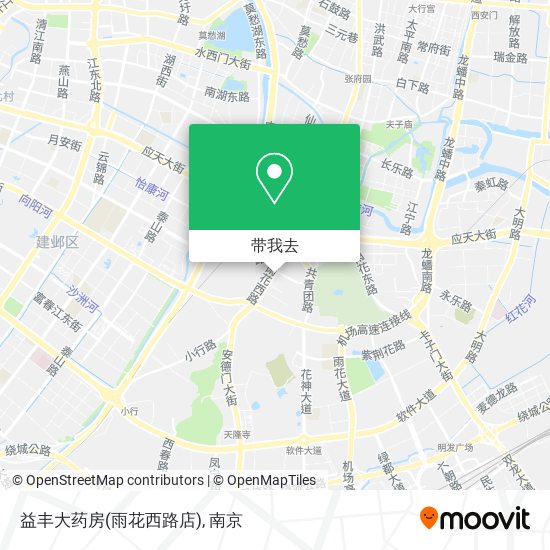 益丰大药房(雨花西路店)地图