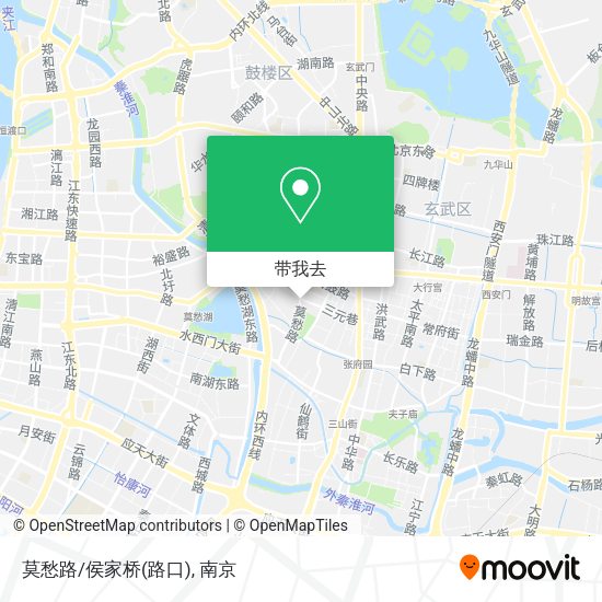 莫愁路/侯家桥(路口)地图