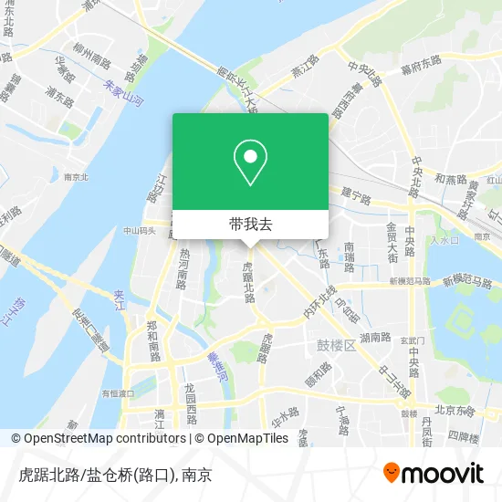 虎踞北路/盐仓桥(路口)地图