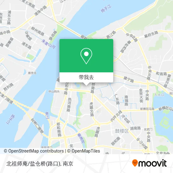 北祖师庵/盐仓桥(路口)地图
