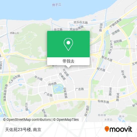 天佑苑23号楼地图