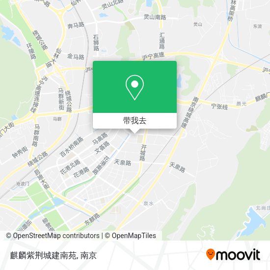 麒麟紫荆城建南苑地图