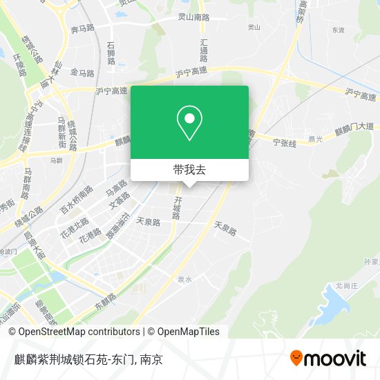 麒麟紫荆城锁石苑-东门地图