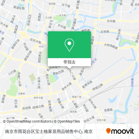 南京市雨花台区宝士格家居用品销售中心地图