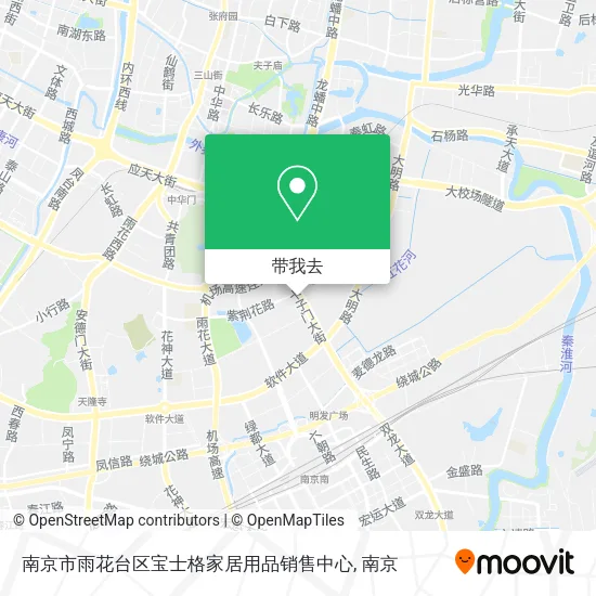 南京市雨花台区宝士格家居用品销售中心地图