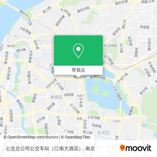 公交总公司公交车站（江南大酒店）地图