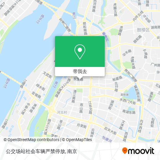 公交场站社会车辆严禁停放地图