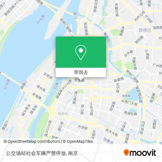 公交场站社会车辆严禁停放地图