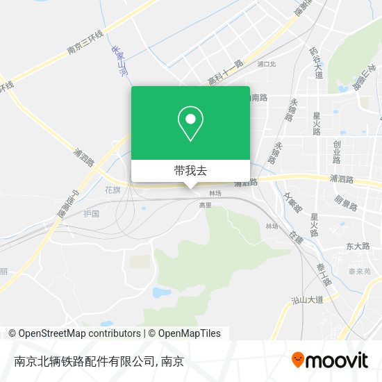 南京北辆铁路配件有限公司地图