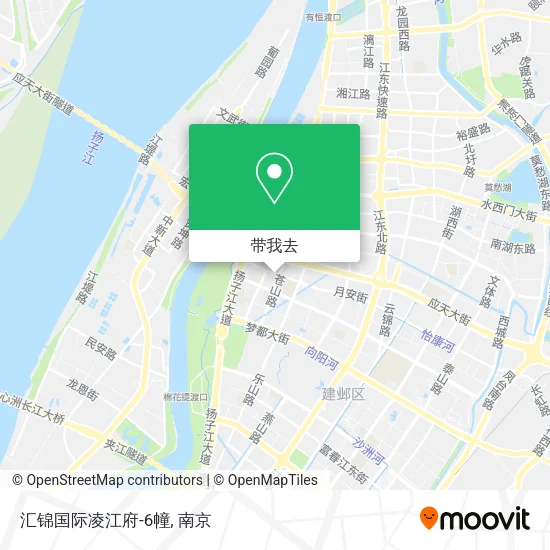 汇锦国际凌江府-6幢地图