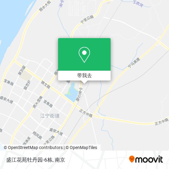 盛江花苑牡丹园-6栋地图