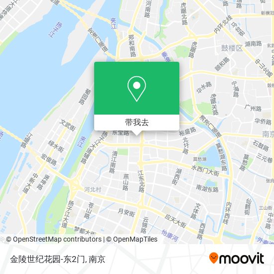 金陵世纪花园-东2门地图
