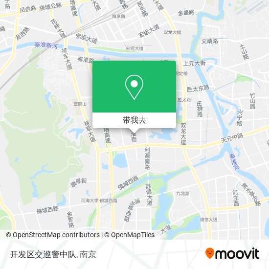 开发区交巡警中队地图