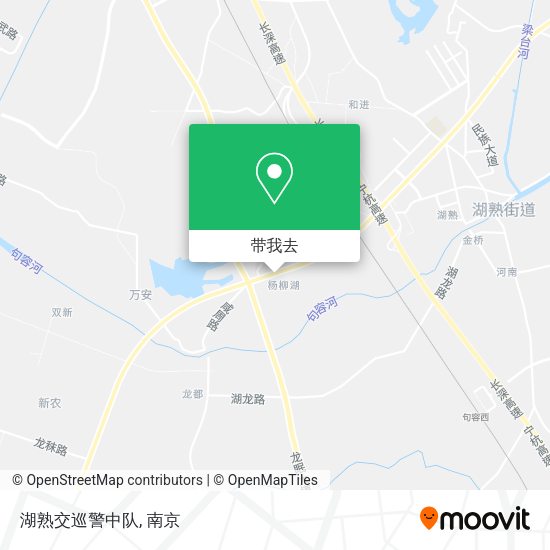 湖熟交巡警中队地图