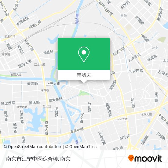 南京市江宁中医综合楼地图