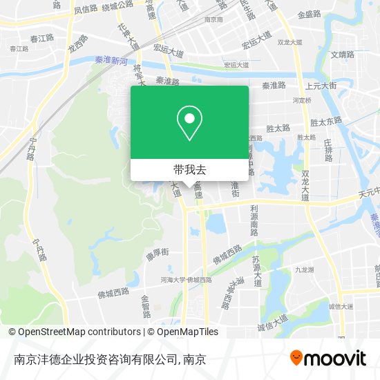 南京沣德企业投资咨询有限公司地图