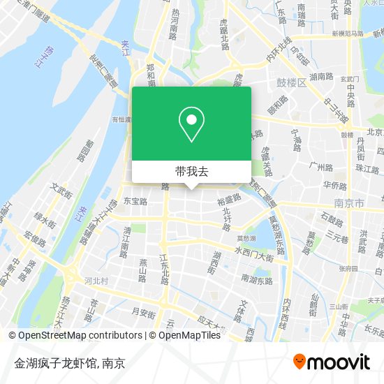 金湖疯子龙虾馆地图