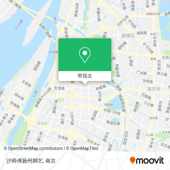 沙师傅扬州脚艺地图