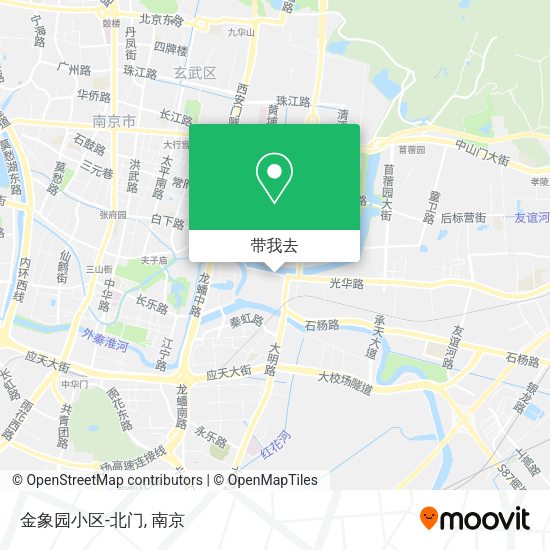 金象园小区-北门地图