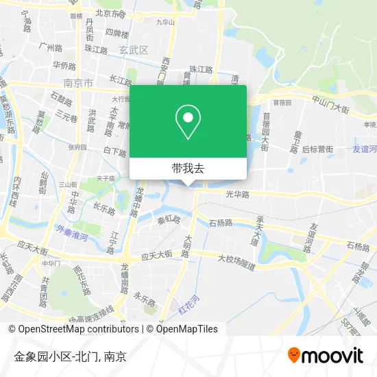 金象园小区-北门地图