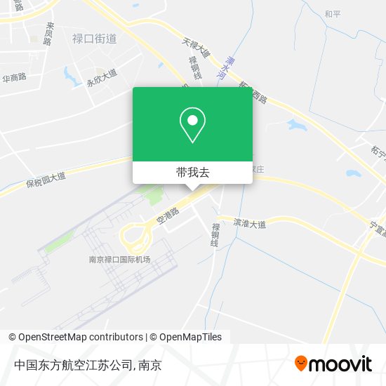 中国东方航空江苏公司地图