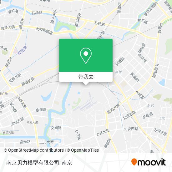 南京贝力模型有限公司地图