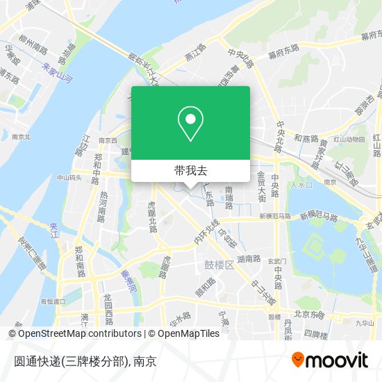 圆通快递(三牌楼分部)地图
