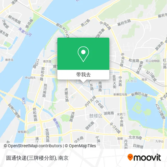 圆通快递(三牌楼分部)地图