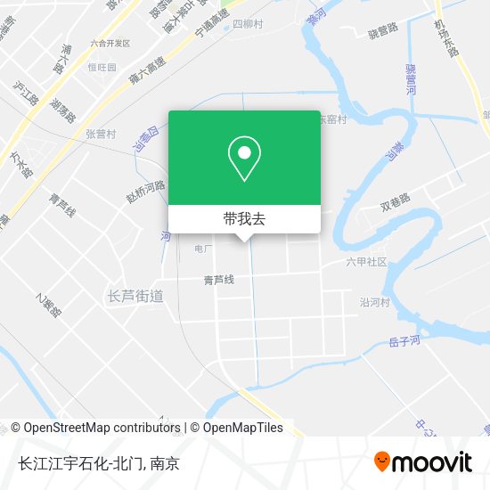 长江江宇石化-北门地图