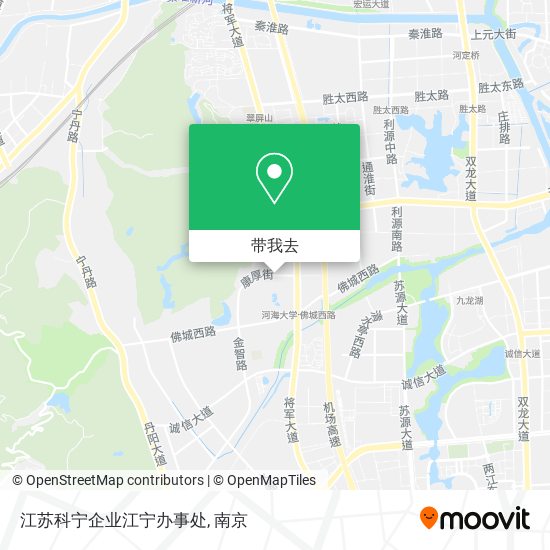 江苏科宁企业江宁办事处地图