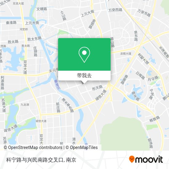 科宁路与兴民南路交叉口地图
