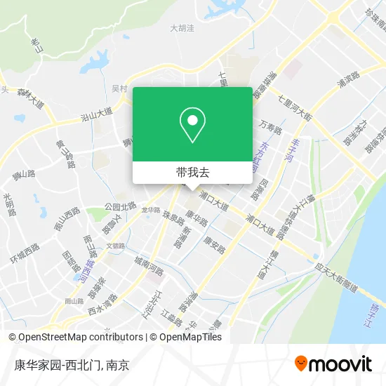 康华家园-西北门地图