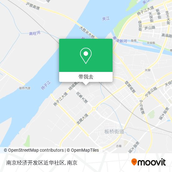 南京经济开发区近华社区地图