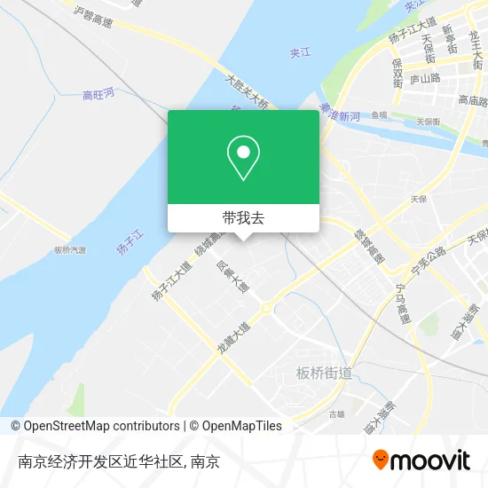南京经济开发区近华社区地图