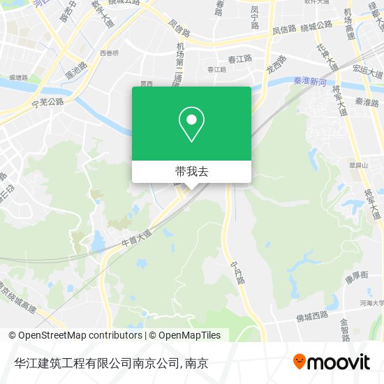 华江建筑工程有限公司南京公司地图