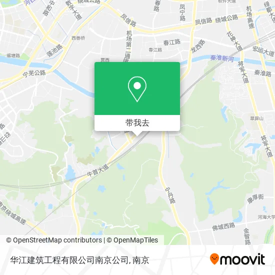 华江建筑工程有限公司南京公司地图