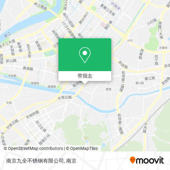 南京九全不锈钢有限公司地图