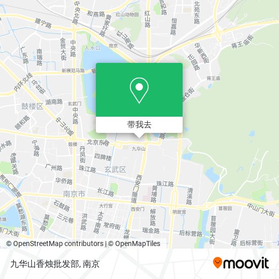 九华山香烛批发部地图