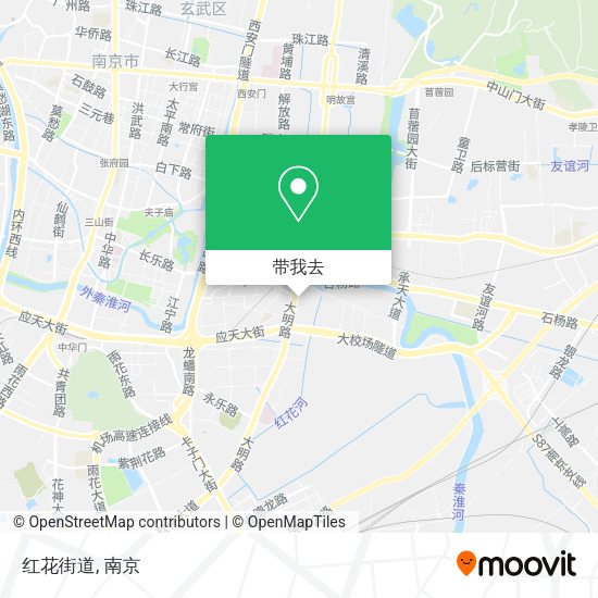 红花街道地图