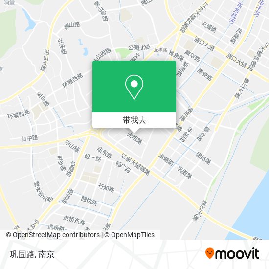 巩固路地图